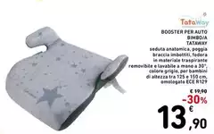 Tataway - Tateway Booster Per Auto Bimbo/a