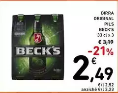 Becks - Birra Original Pils