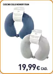 Joia Home - Cuscino Collo Memory Foam