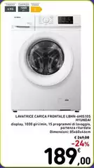 Hyundai - Lavatrice Carica Frontale LBHN-6HIS10S