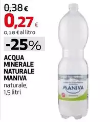 Maniva - Acqua Minerale Naturale