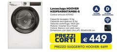 Hoover - Lavasciuga H3DP9496TAMB6-S