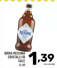 Messina - Birra Cristalli Di Sale
