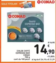 Solo - Cialde Caffè Espresso Bar