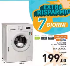 San Giorgio - Lavatrice Carica Frontale SG610