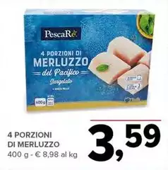 Pescare - 4 Porzioni Di Merluzzo