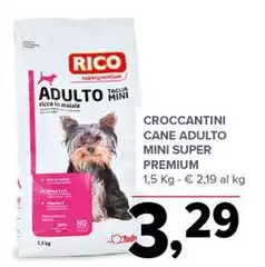 Rico - Croccantini Cane Adulto Mini Super Premium