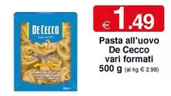 De Cecco - Pasta All'Uovo