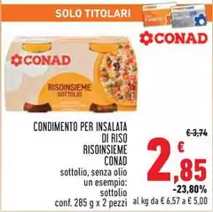 Solo - Condimento Per Insalata Di Riso Riso Insieme