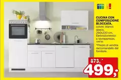Cucina Con Composizione Bloccante