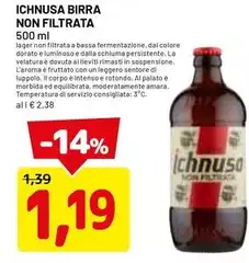 Ichnusa - Birra Non Filtrata