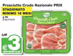Prosciutto Crudo Nazionale Prix Stagionato