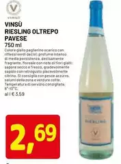 Vinsù - Riesling Oltrepo Pavese