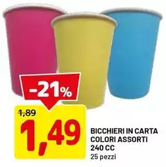 Bicchieri In Carta