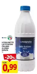 Cuor Di Malga - Latte Intiero Italiano A Lunga Durata