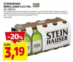 Steinhauser - Birra Lager 4,2% Vol