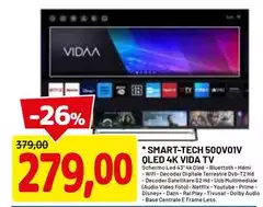 Smart Tech -  50QV01V Qled 4k Vida Tv