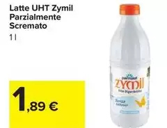 Parmalat - Latte UHT Zymil Parzialmente Scremato