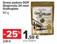 Latteria Soresina - Grana Padano DOP Stagionato 24 Mesi Grattugiato