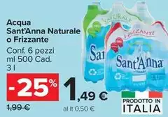 Sant'anna - Acqua Naturale O Frizzante
