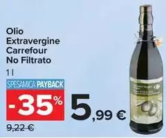 Carrefour - Olio Extravergine No Filtrato