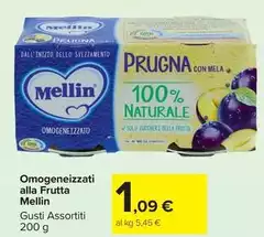 Mellin - Omogeneizzati Alla Frutta