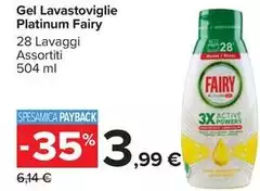 Fairy - Gel Lavastoviglie Platinum