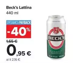 Becks - Lattina