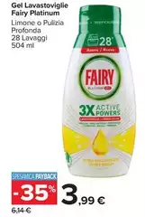 Fairy - Gel Lavastoviglie Platinum
