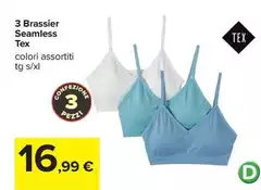 Tex - 3 Brassier Seamless