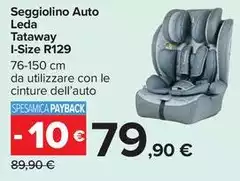 Tataway - Seggiolino Auto Leda I-Size R129