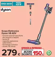 Dyson - Scopa Elettronica V8 Adv