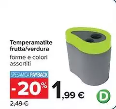 Temperamatite Frutta/Verdura