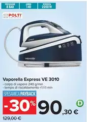 Polti - Vaporella Express VE 3010
