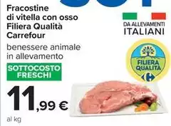 Selection carrefour - Fracostine Di Vitella Con Osso Filiera Qualità