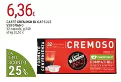 Vergnano - Caffè Cremoso In Capsule