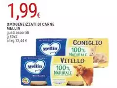 Mellin - Omogeneizzati Di Carne