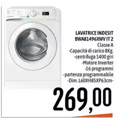 Indesit - Lavatrice  BWA8149XWWIT 2