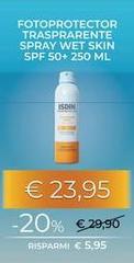 Isdin - Fotoprotector Trasparente Spray Wet Skin Spf 50+