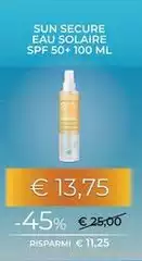 Svr - Sun Secure Eau Solaire Spf 50+