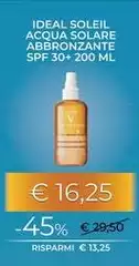 Vichy - Ideal Soleil Acqua Solare Abbronzante Spf 30+
