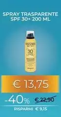 Angstrom - Spray Trasparente Spf 30+