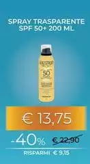 Angstrom - Spray Trasparente Spf 50+
