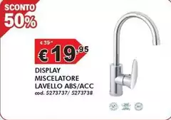 Display Miscelatore Lavello Abs/Acc