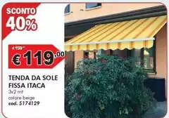 Tenda Da Sole Fissa Itaca