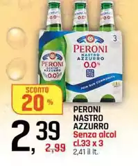 Peroni - Nastro Azzurro Senza Alcol