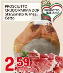 Prosciutto Crudo Parma DOP 