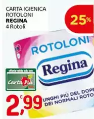 Regina - Carta Igienica Rotoloni