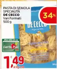 De Cecco - Pasta Di Semola Specialita