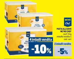 Metro chef - Pasta All'Uovo